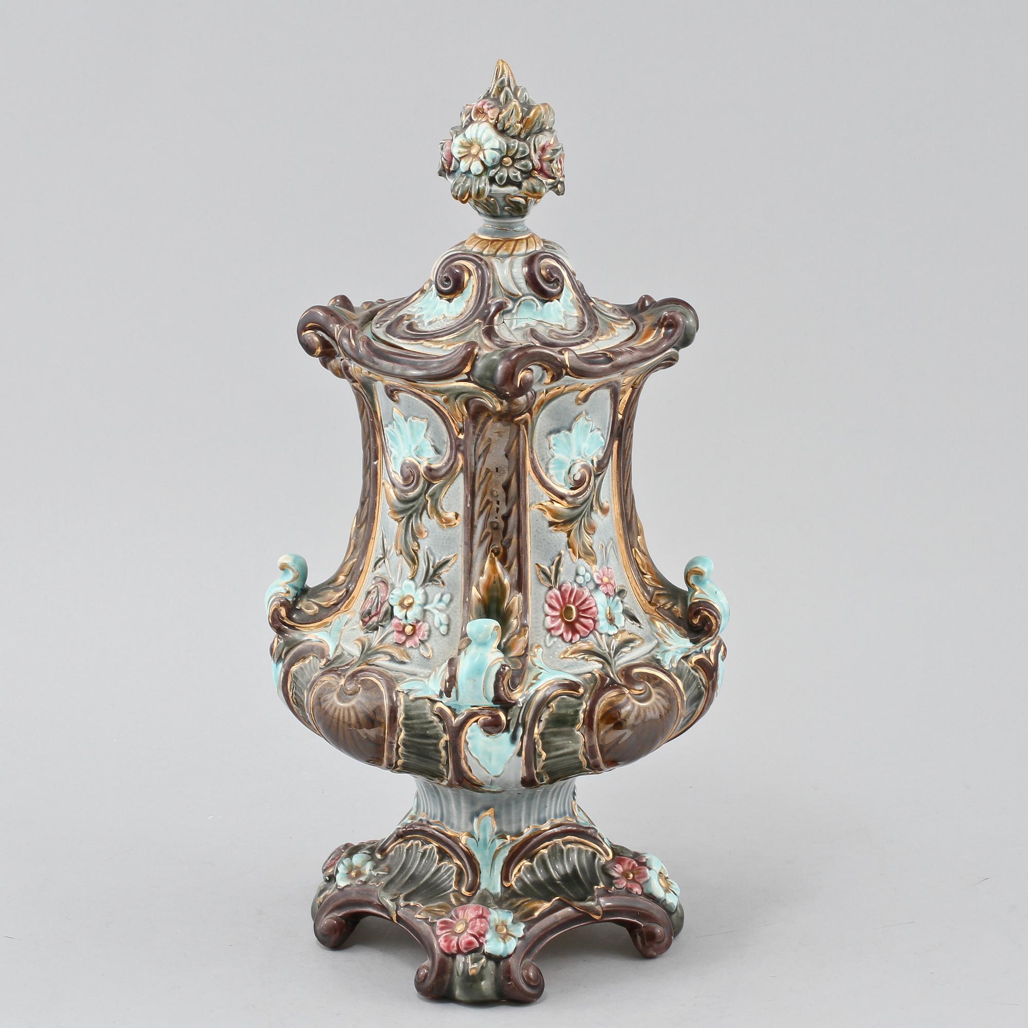 LOCKURNA, porslin, Rörstrand, sekelskiftet 1800/1900.