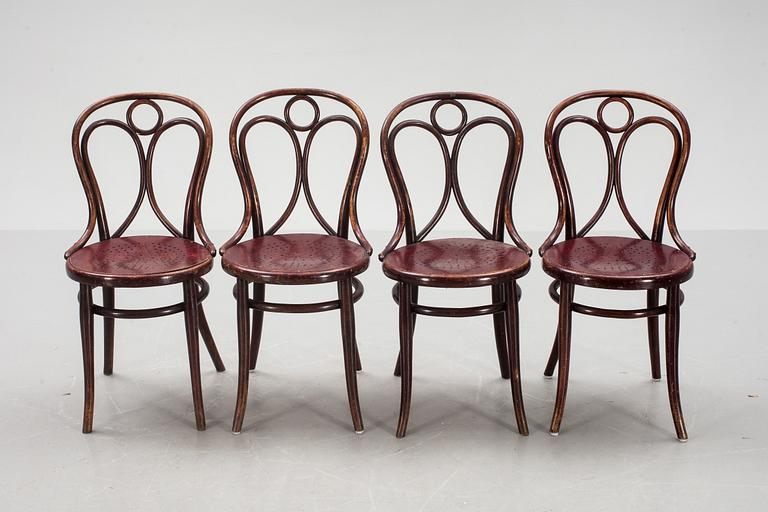 STOLAR, 4 st. Thonet. 1900-talets första hälft.