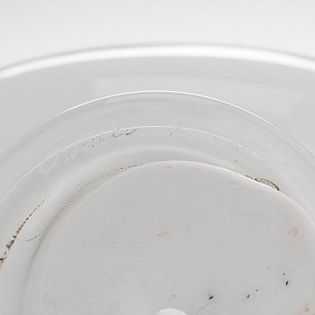 Oiva Toikka, a 'Sea Mew' glass bird, signed O. Toikka Nuutajärvi.