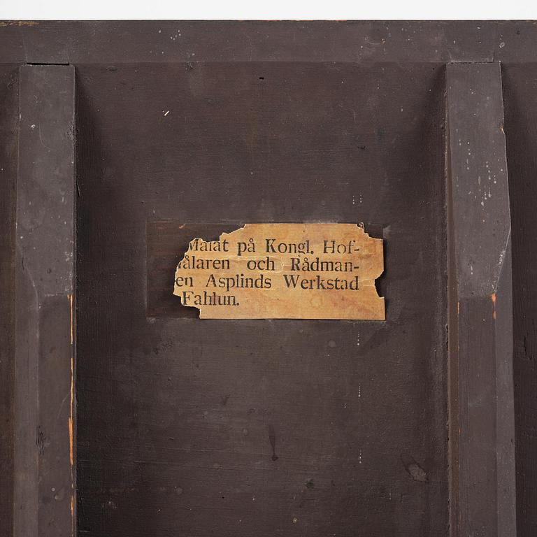 A Swedish early 19th century tilt-top table by J. Asplind.