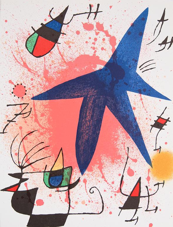 BOK: Joan Miró Lithographe I, Michel Leiris, Fernand Mourlot, Mazo & Cie, Paris 1972. Litographie.