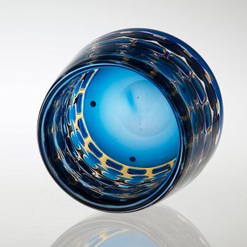 An Ingeborg Lundin 'Ariel' glass vase, Orrefors 1965.