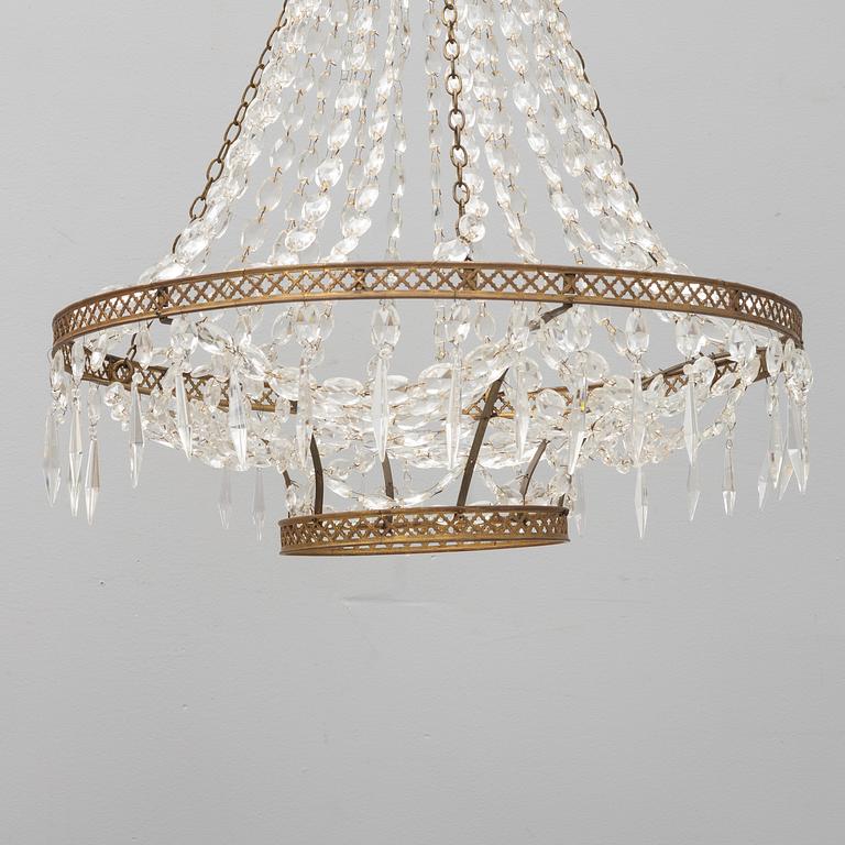 A Gustavian style chandelier, 20th Century.