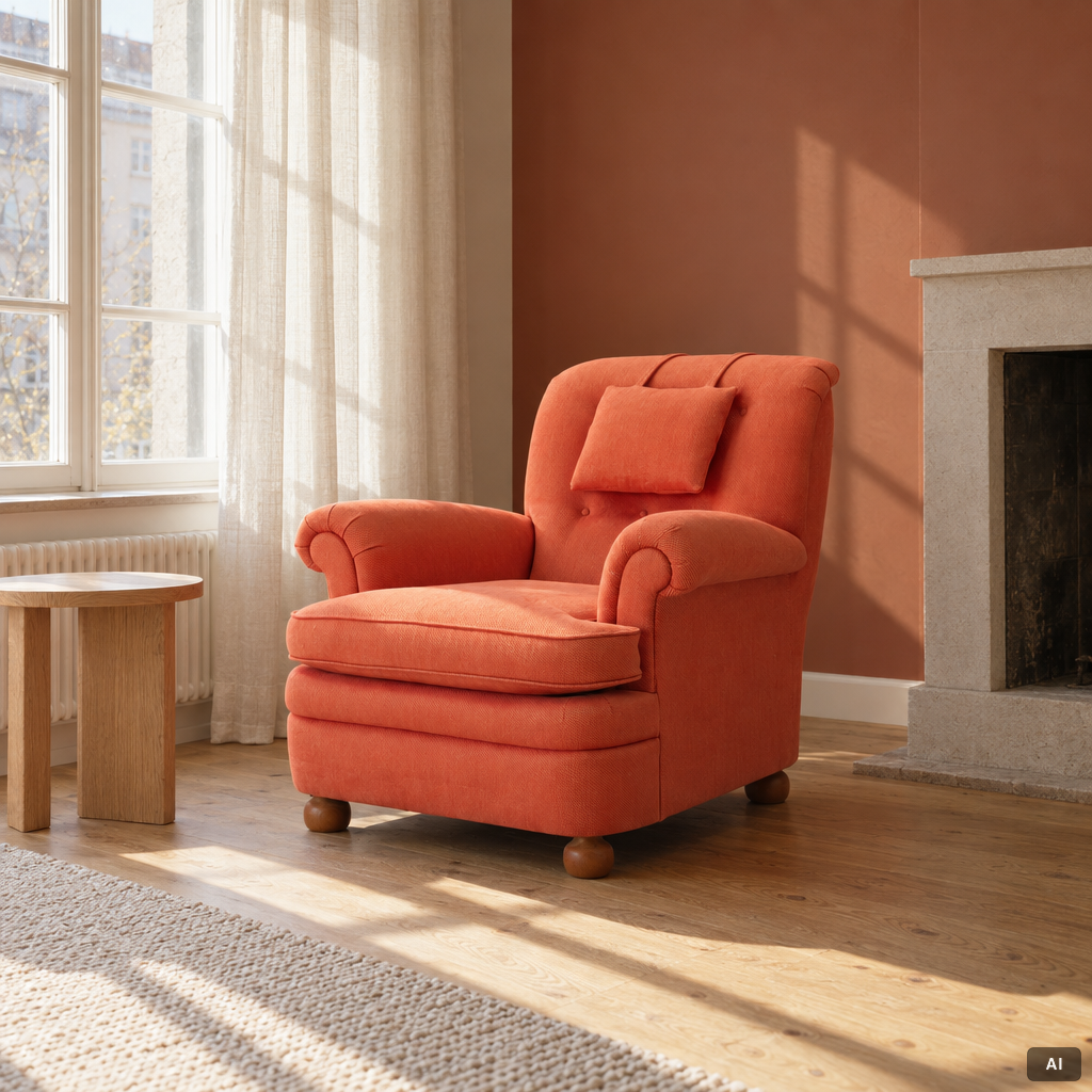 Josef Frank, armchair, model 336, Svenskt Tenn.