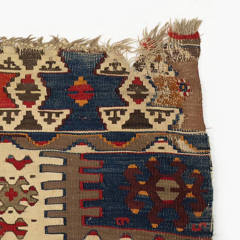 An antique Aydin kilim, West Anatolia, ca 326 x 182 cm.