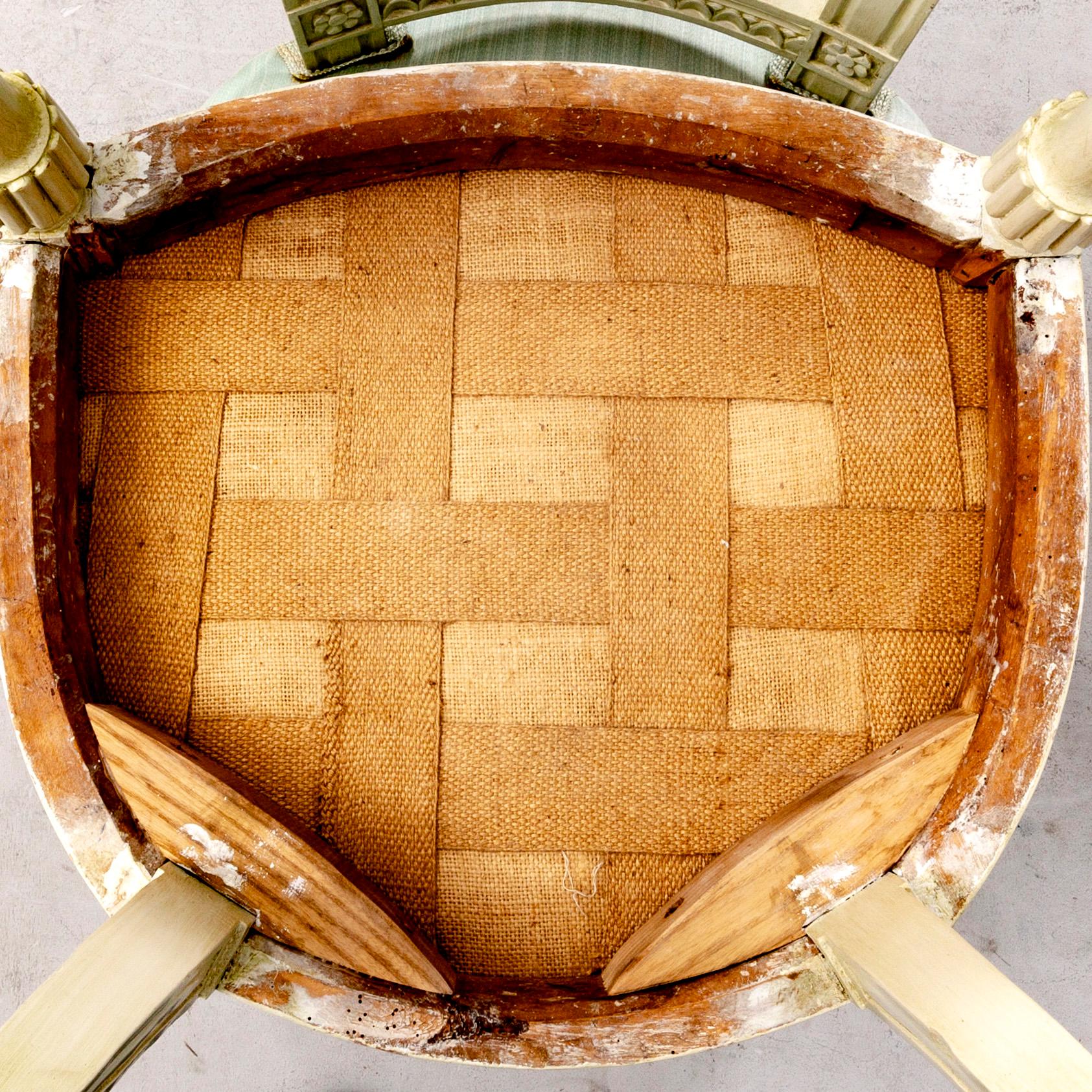 Stolar 6 st Sengustavianska. Västsverige, omkring år 1800.