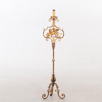 Golvlampa barockstil Italien 1900-talets mitt/andra hälft.