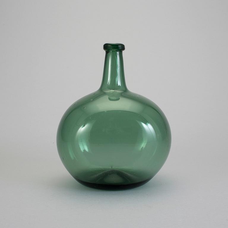 FLASKA, glas, 17-/1800-tal.