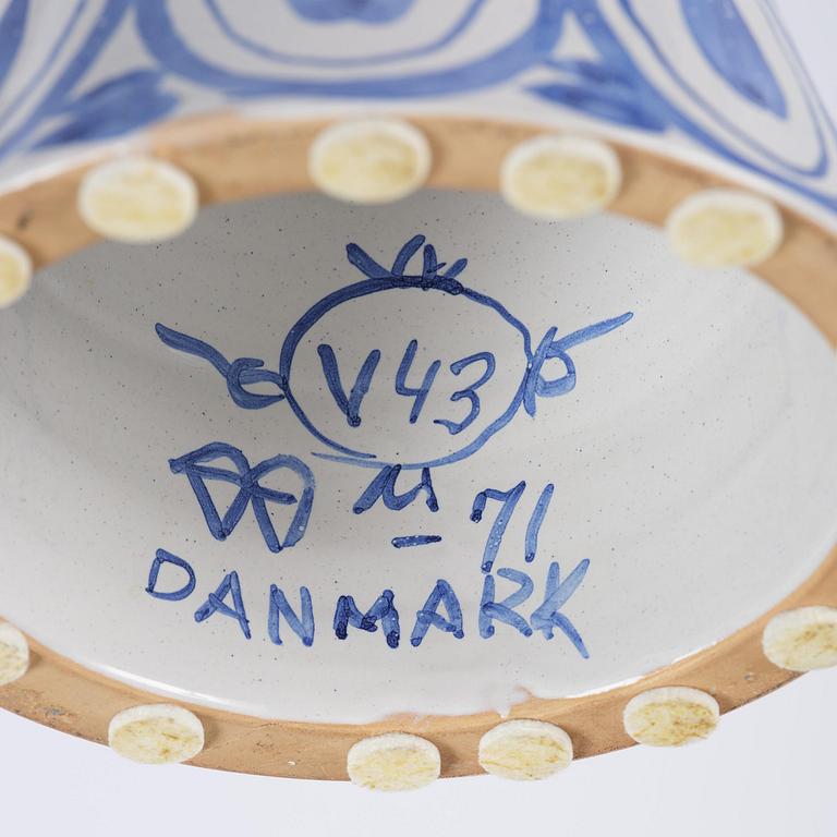 Björn Wiinblad, an imposing ceramic sculpture, Denmark, signed and dated 1971.