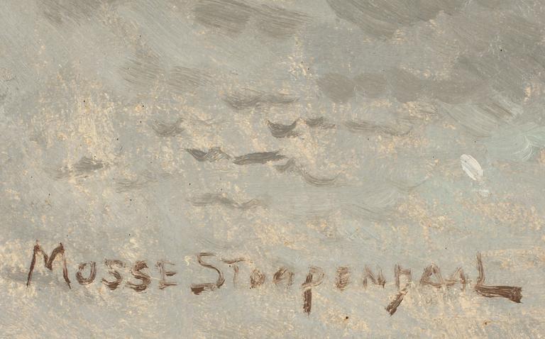 MOSSE STOOPENDAAL, olja på duk, sign.