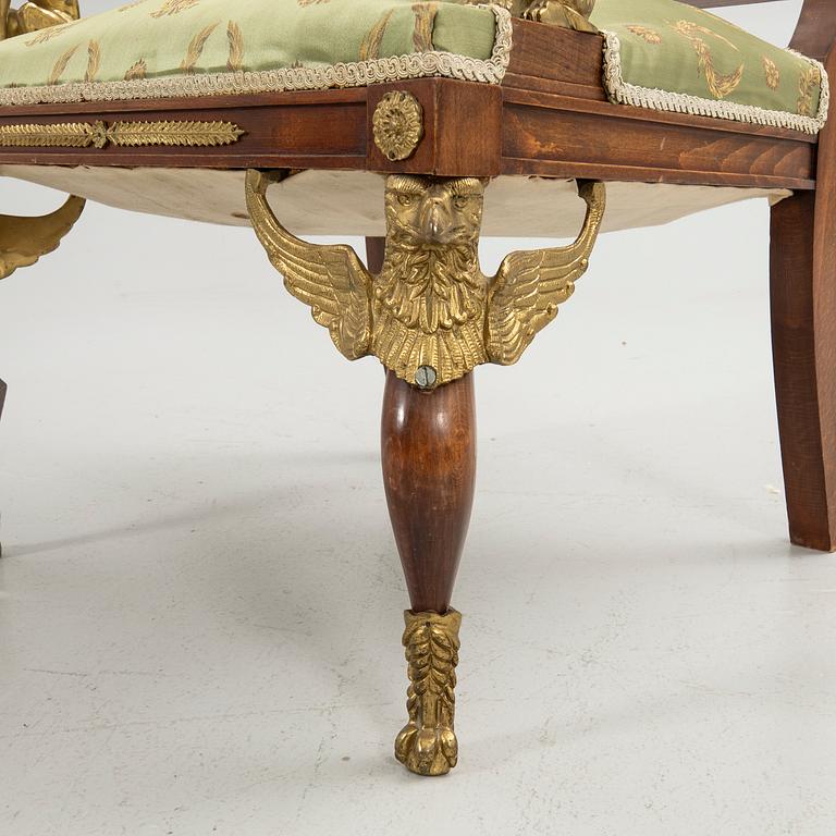 Armchair, Empire style, 20th century.