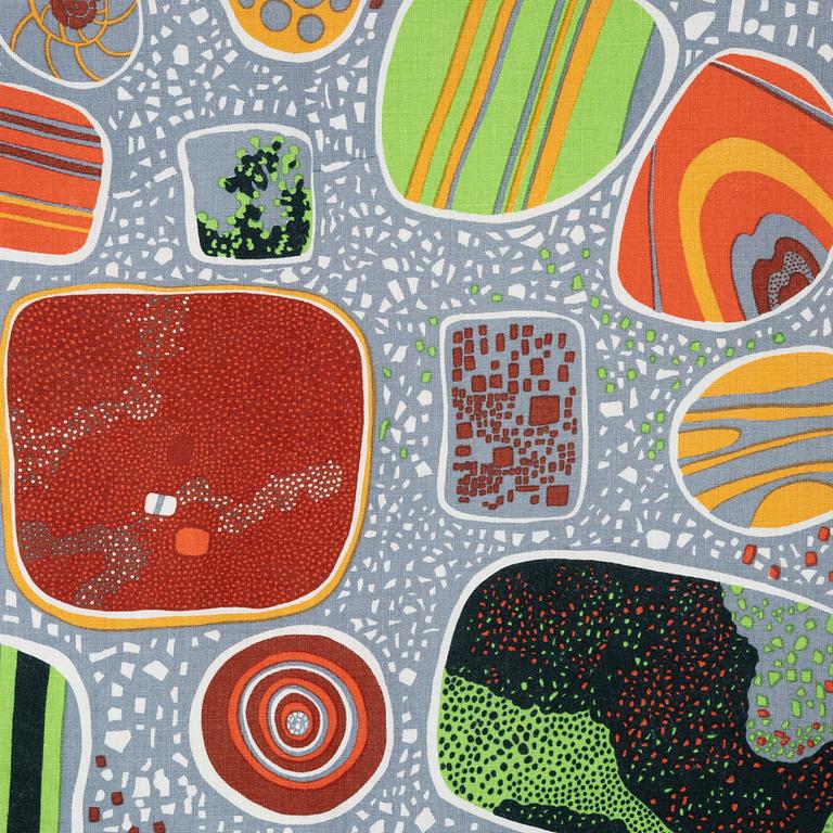 Josef Frank, two linen curtains, 'Terrazzo',  Svenskt Tenn.