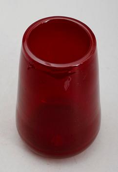 VAS, rött glas, Reijmyre.
