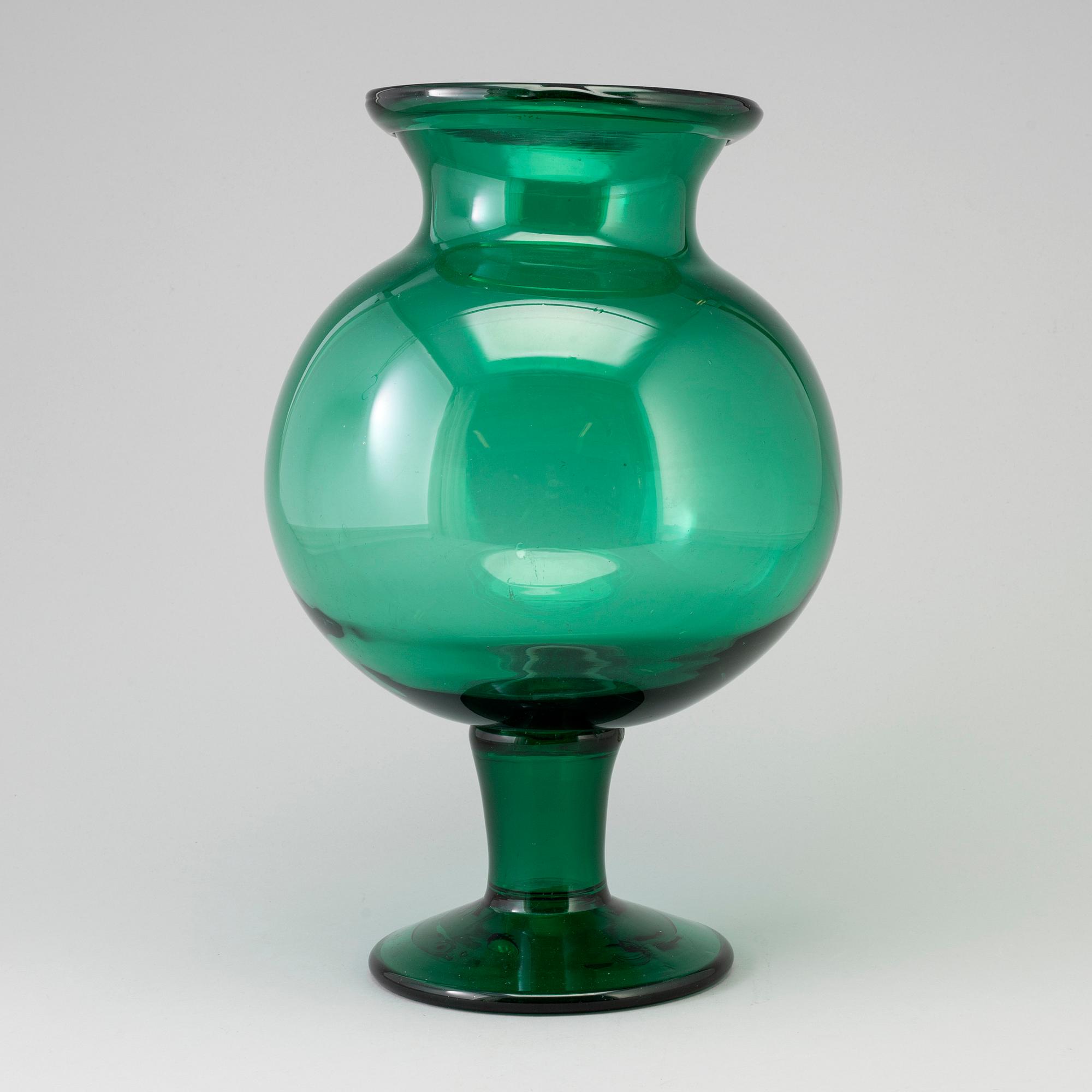 REIJMYRE, troligen, stor vas av glas, 1950-/60-tal.