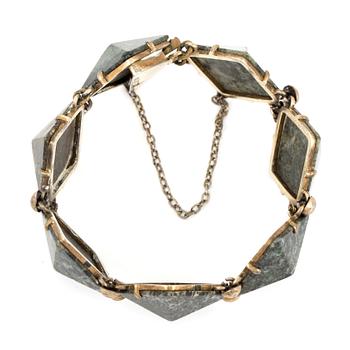 ARMBAND med kolmårdsmarmor.