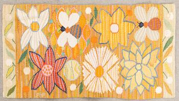 Ann-Mari Forsberg, tapestry, "Car Buyer", tapestry variant, signed approx. 31 x 60 cm, label marked.