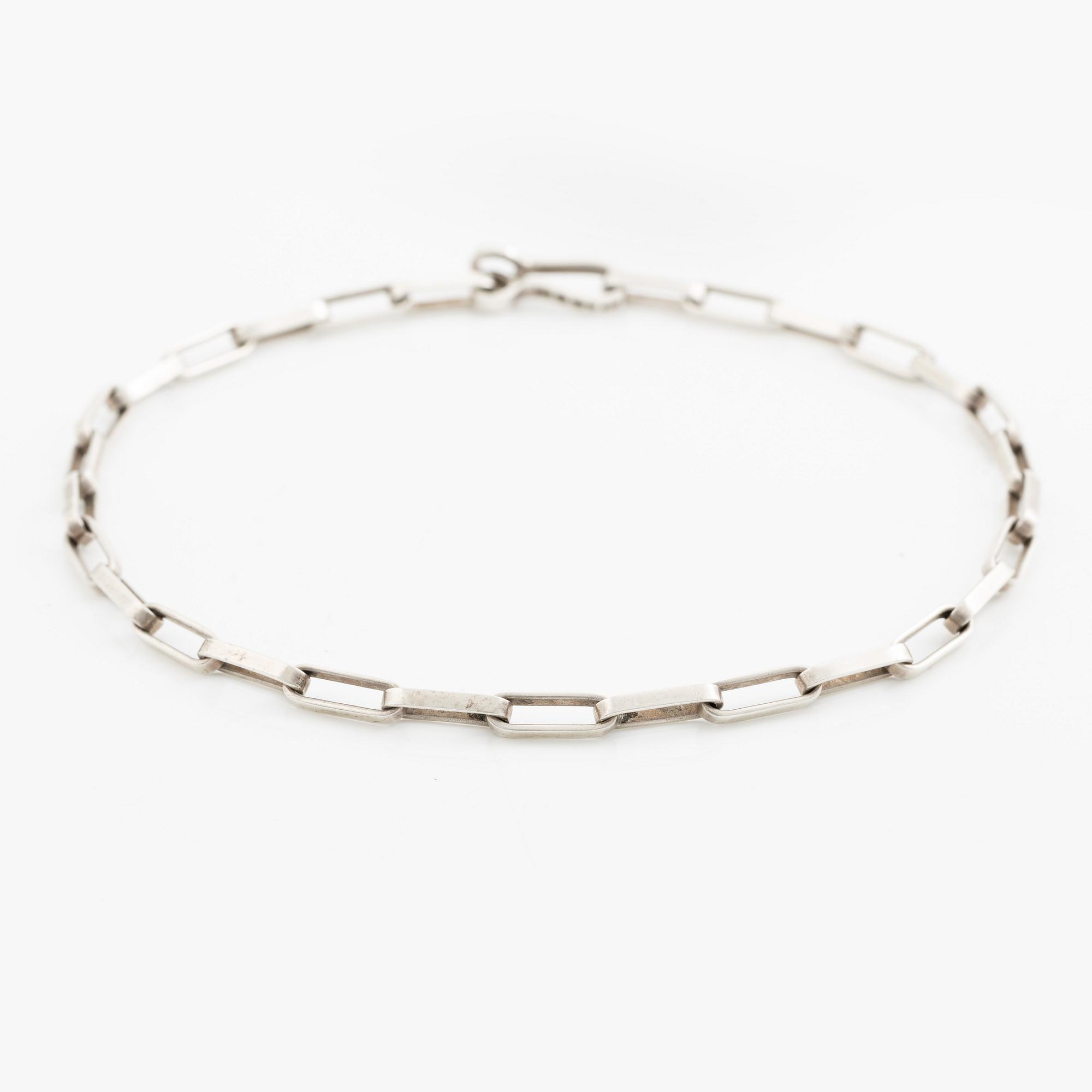 Karl-Ingemar Johansson, necklace, silver.