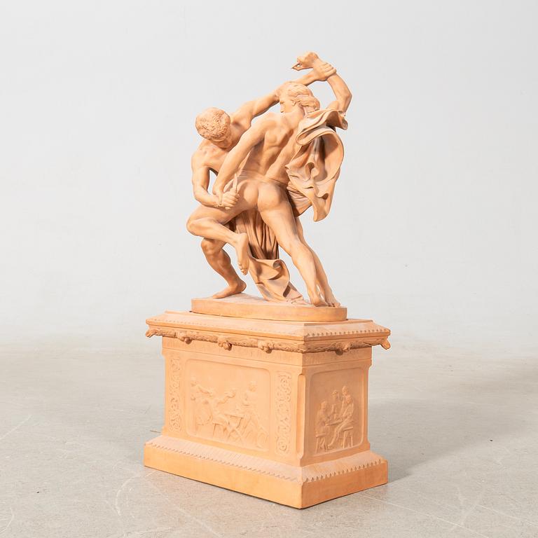 Johan Peter Molin,efter "Bältesspännarna"  L Hjorths terrakottafabrik Bornholm Danmark 1900-talets början.