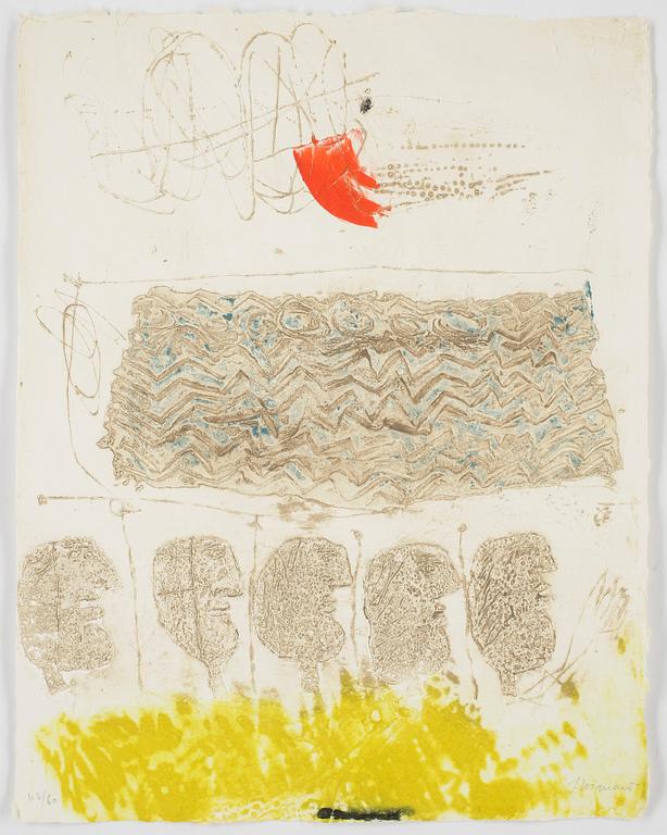 JAMES COIGNARD, mapp med 8st carborundumetsningar, signerade och numrerade 42/60.