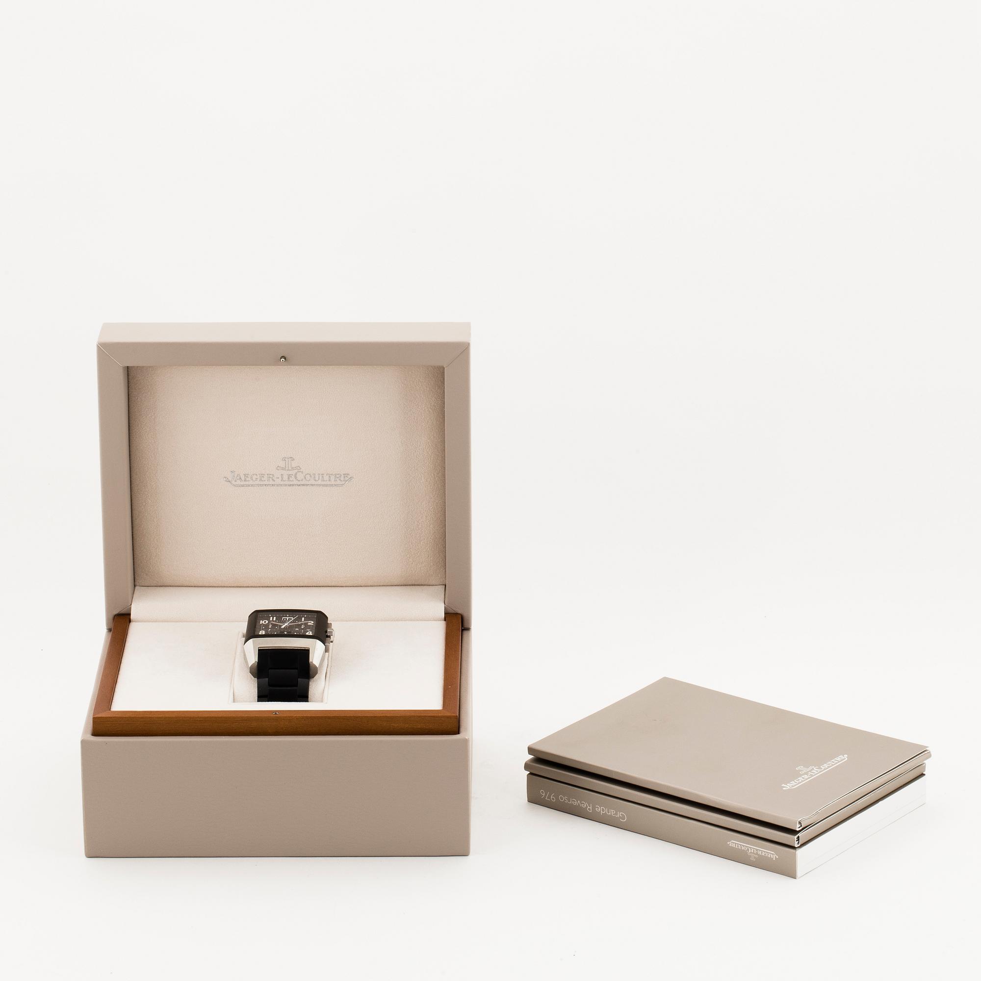 Jaeger-LeCoultre, Reverso, Squadro World Chrono Polo Field, rannekello, kronografi, 36,5 x 53 mm.