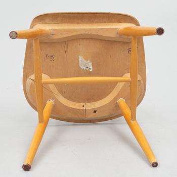 Ilmari Tapiovaara, Six "Fanett" chairs, Edsbyverken.