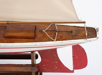 An English model ship, circa 1900.