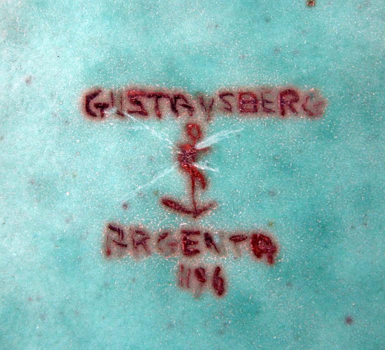 PARTI KERAMIK, 4 delar. "Argenta", W Kåge. Gustafsberg.