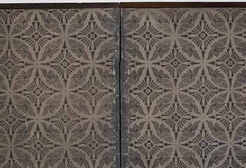 A Japanese six fold screen, Edo period (1603-1868).