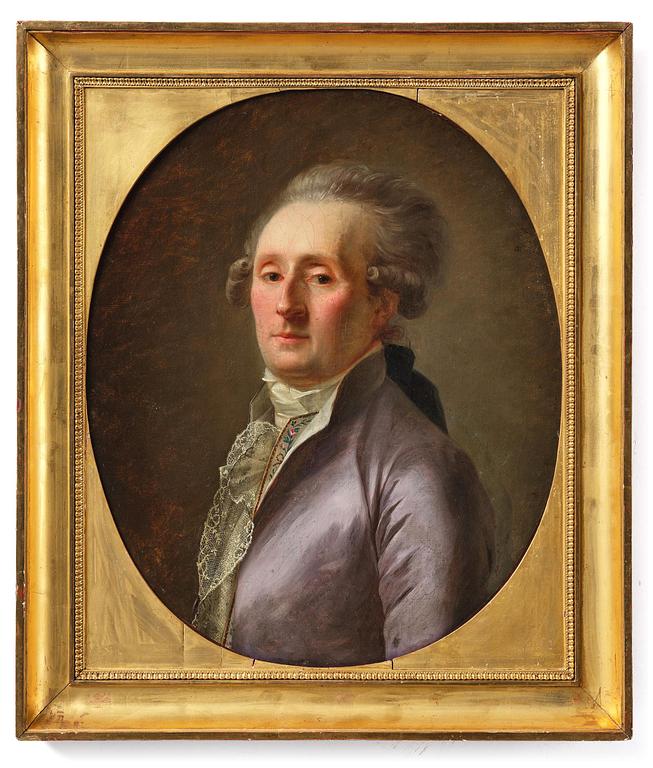 French school, 18th century, Male portrait.