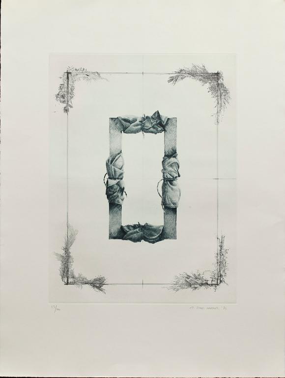 GERARD TITUS-CARMEL, 8 st, färglitografier och etsningar, sign, dat och numr.