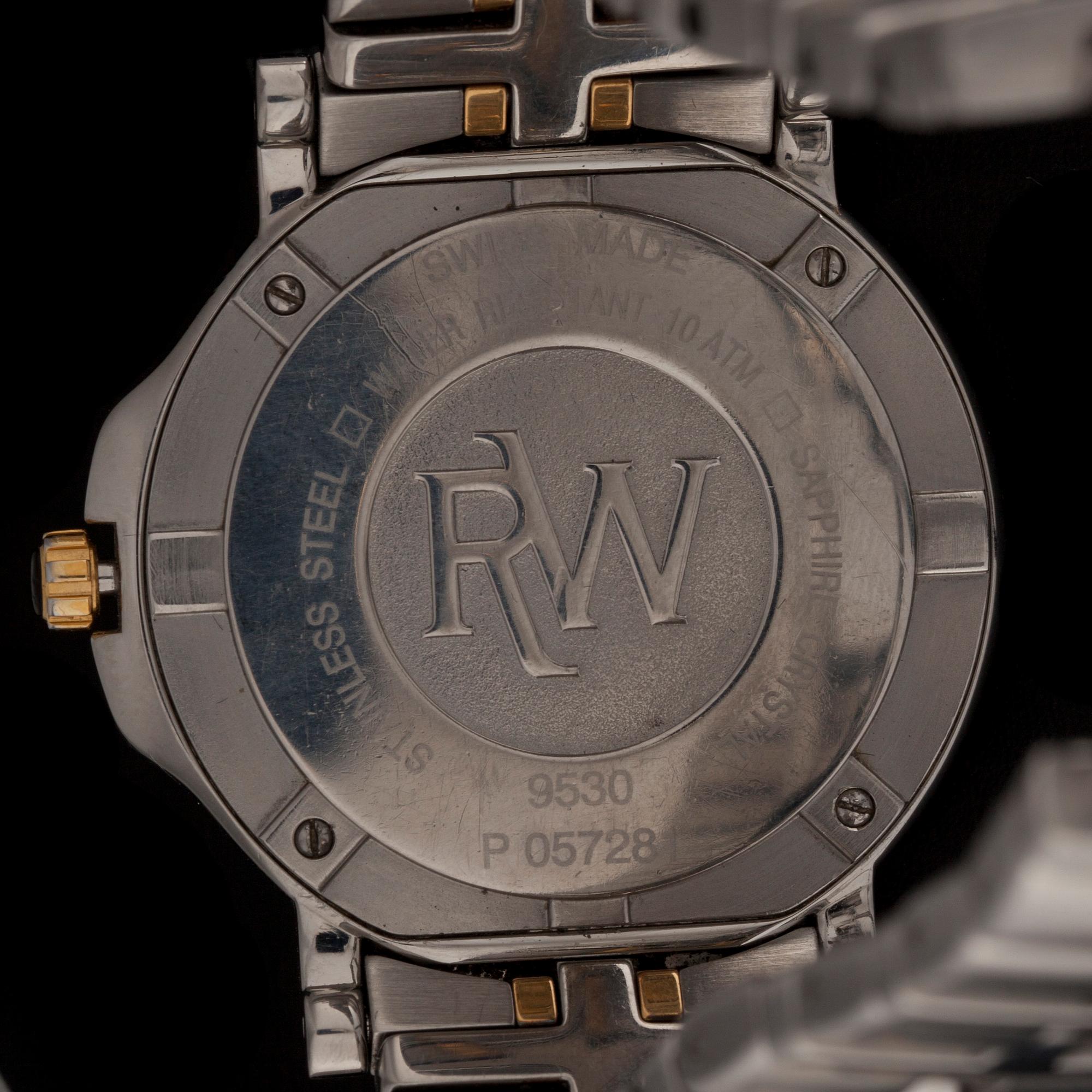 ARMBANDSUR, herr, stål/guld, Raymond Weil Parsifal. 2000-talets början.