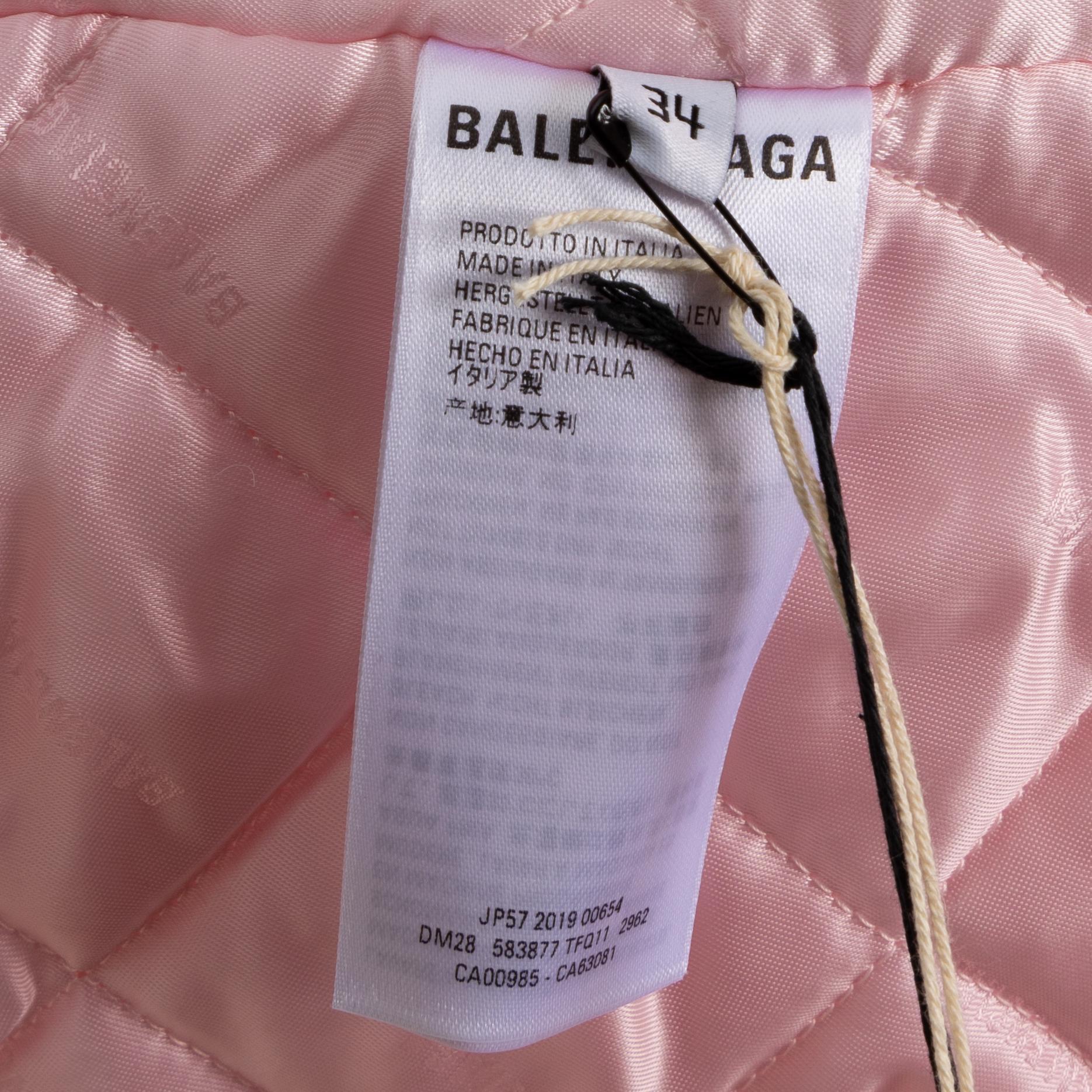 Balenciaga, kappa, "Faux Fur Coat", storlek F34.