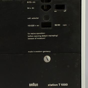 RADIO, Braun T1000, formgiven av Dieter Rams för Braun 1962.