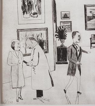 Jockum Nordström, lithograph, 1999, signed 11/140.