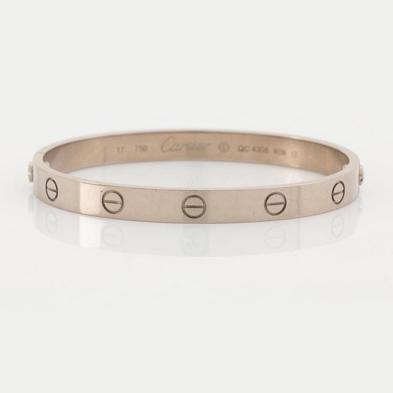 Cartier, armband "Love" 18K vitguld.