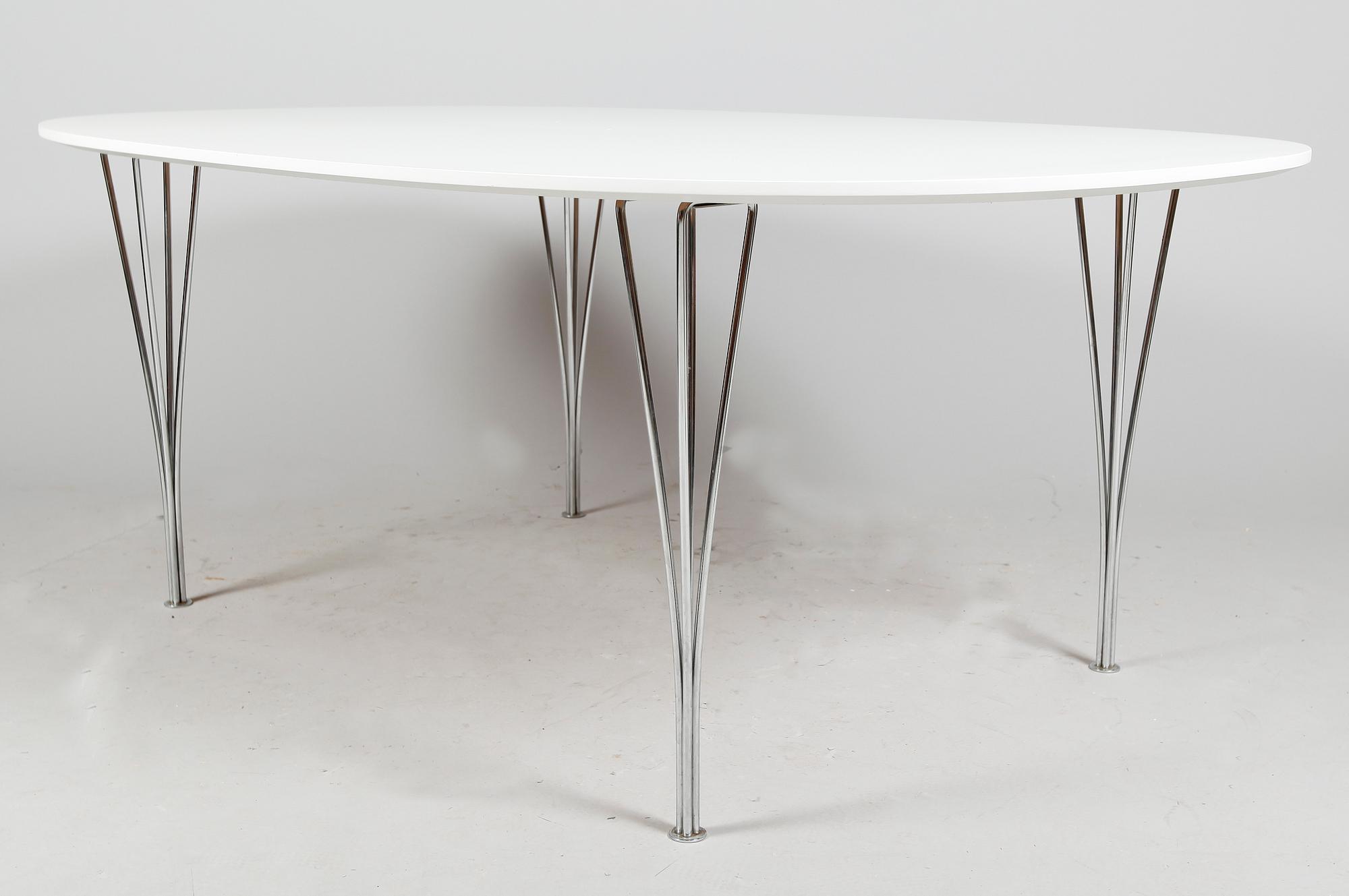 MATBORD, "Superellips", Piet Hein och Bruno Mathsson för Fritz Hansen, 1900-talets andra hälft.