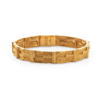 365. A Björn Weckström 18k gold bracelet 'Cascade', Lapponia Finland.