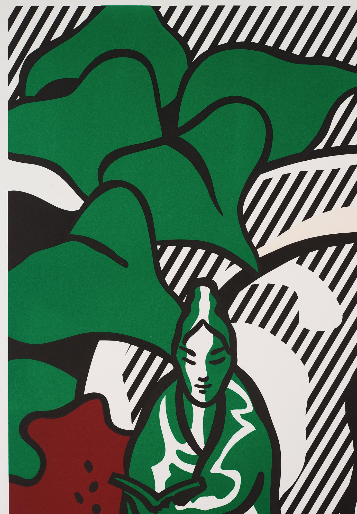 Roy Lichtenstein, "Still Life with Figurine", from Six Still Lifes.