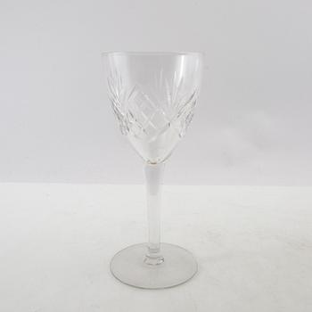 Service 52 pcs, early 20th century, cut glass.