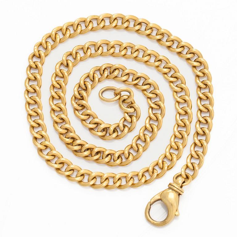 Halskedja, 18K guld.
