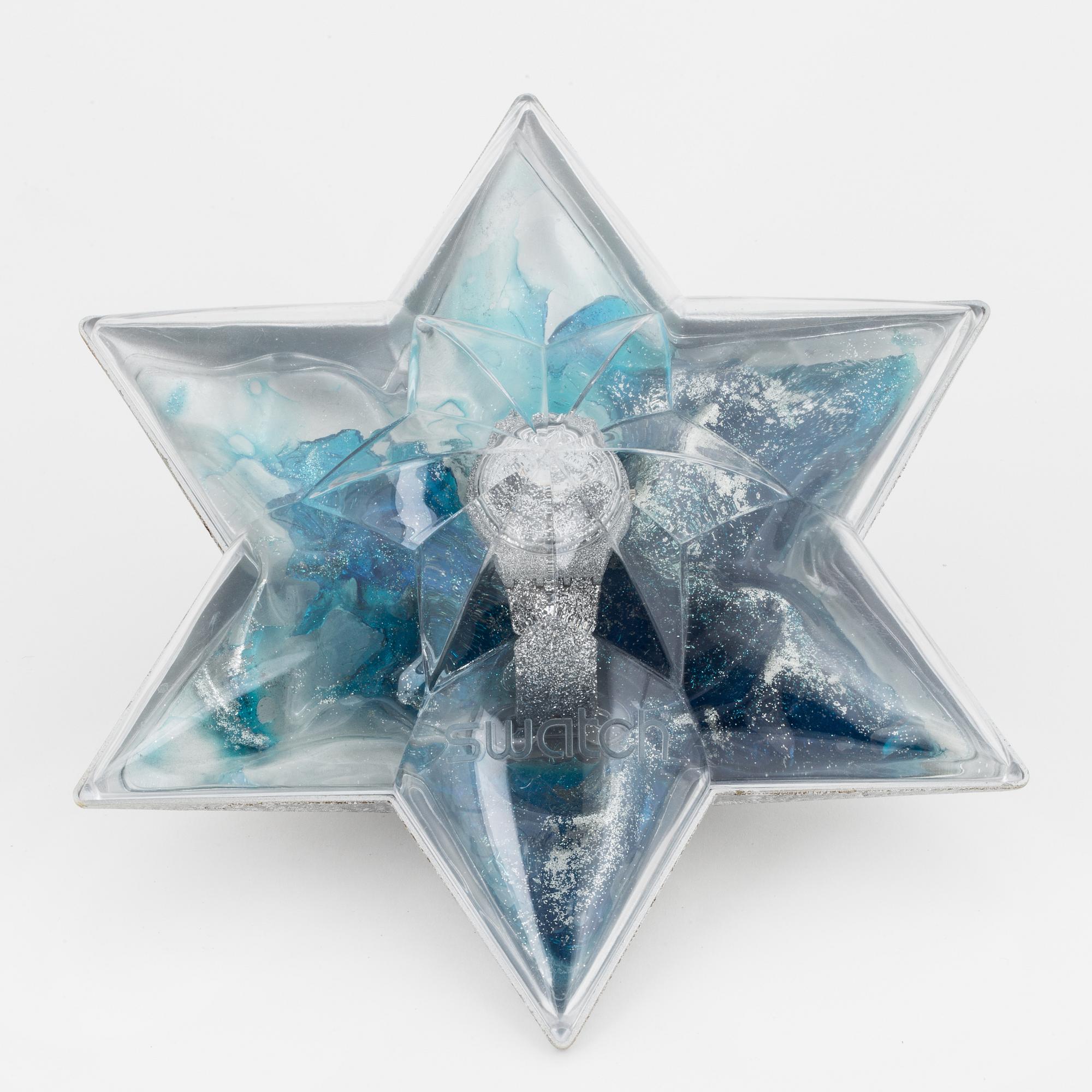 SWATCH, Christmas Specials, Mille Stelle, wristwatch, 33.9 mm.