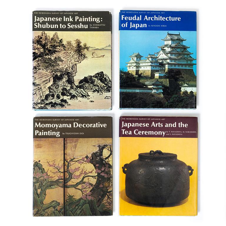 En samlares bibliotek del 2, "Heibonsha Survey of Japanse Art" (31 volymer).