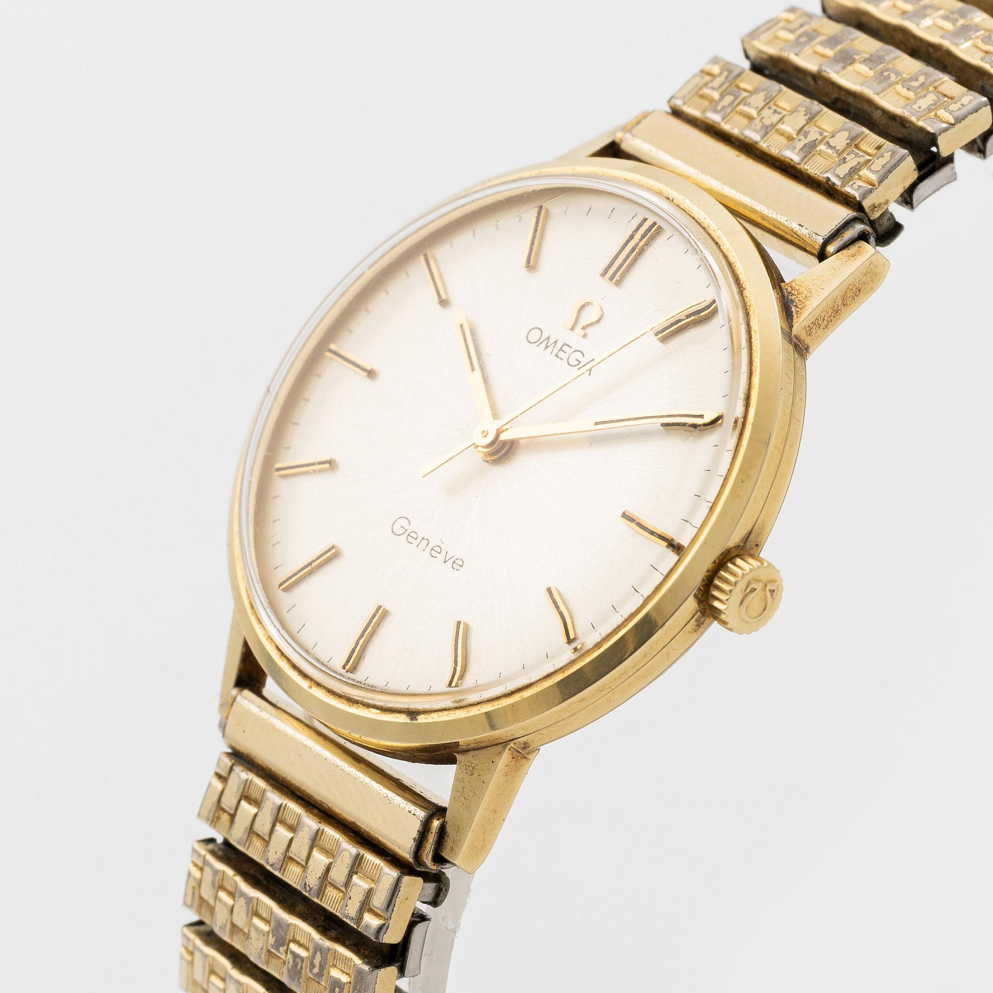 Omega, Genève, wristwatch, 33 mm.