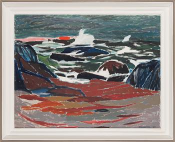 Tove Jansson, "Stormy sea".