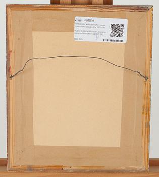 HUGO BACKMANSSON, etsning, signerad och daterad 1921.