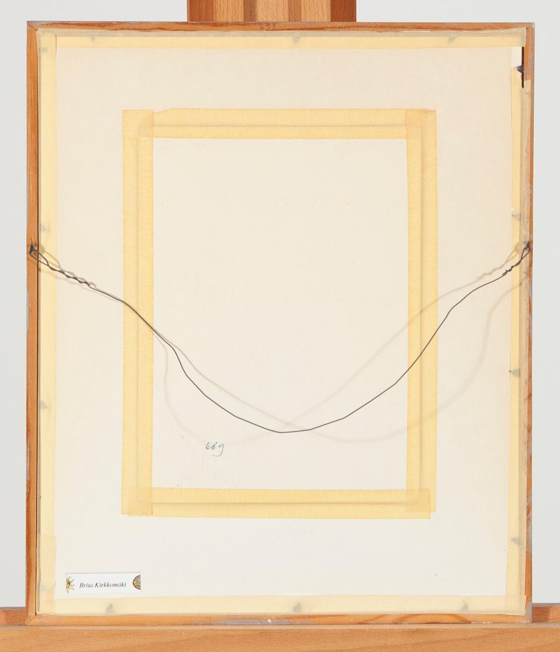 JALMARI RUOKOKOSKI, kolteckning, signerad och daterad 1915.