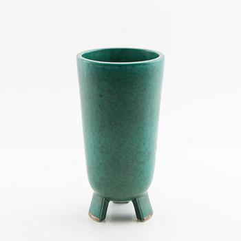 Wilhelm Kåge, vase, stoneware, "Argenta", Gustavsberg.