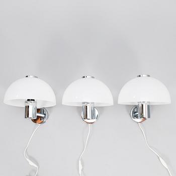 HEIKKI TURUNEN and TIMO SAARNIO, Three "Valio", wall lamps for Orno.