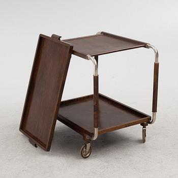 A serving trolley, 1930's.