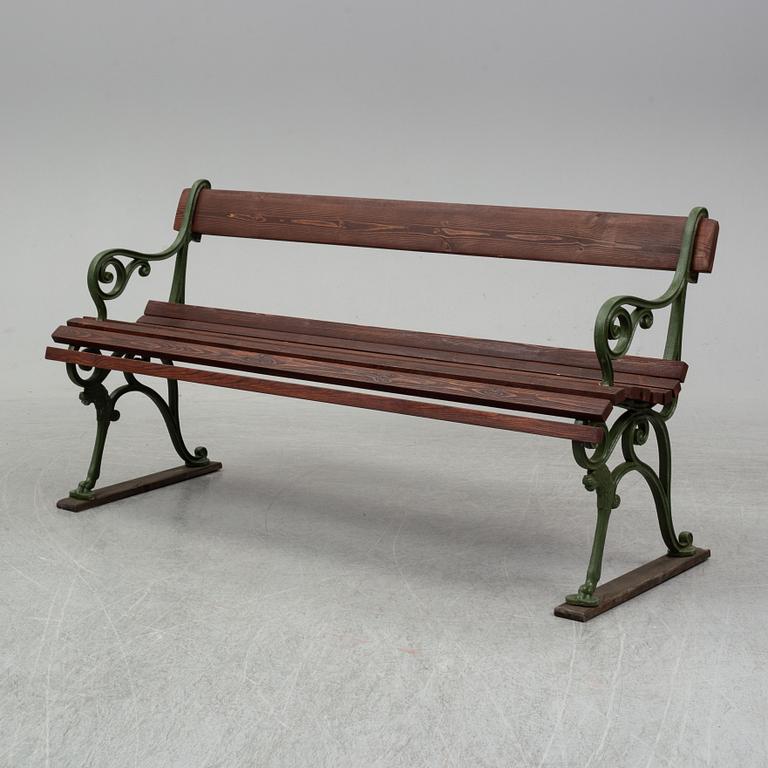 A garden sofa, first half of the 20th century.